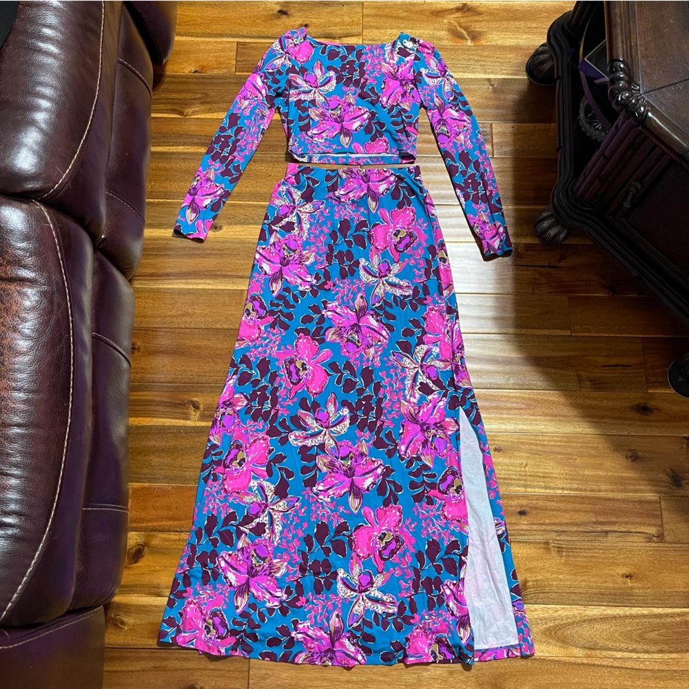 Lily Pulitzer two piece set skirt Nessie